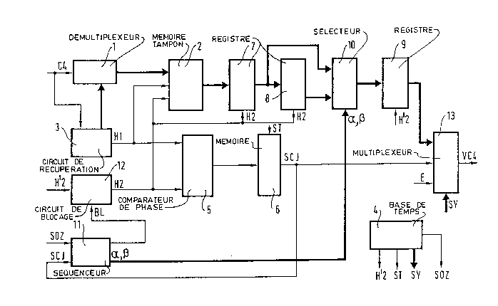 A single figure which represents the drawing illustrating the invention.